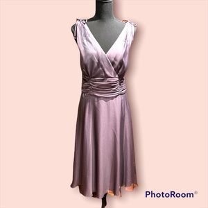 Purple midi cocktail dress Size 14